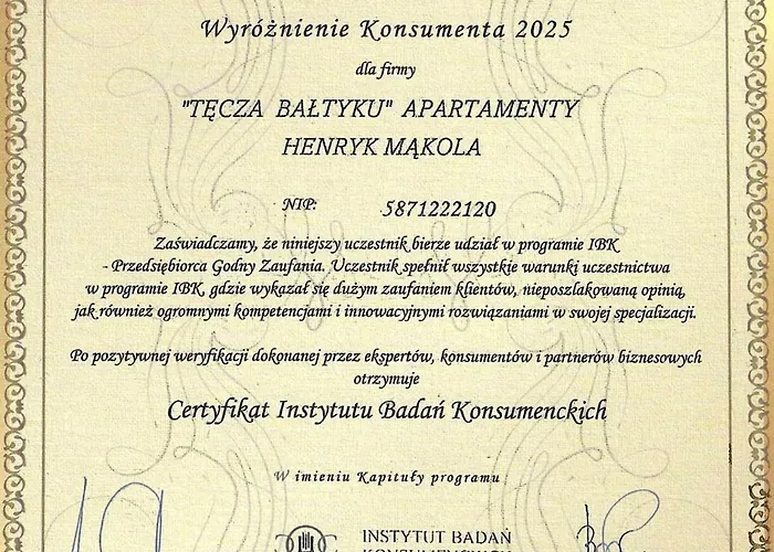 Tecza Baltyku Appartamento *